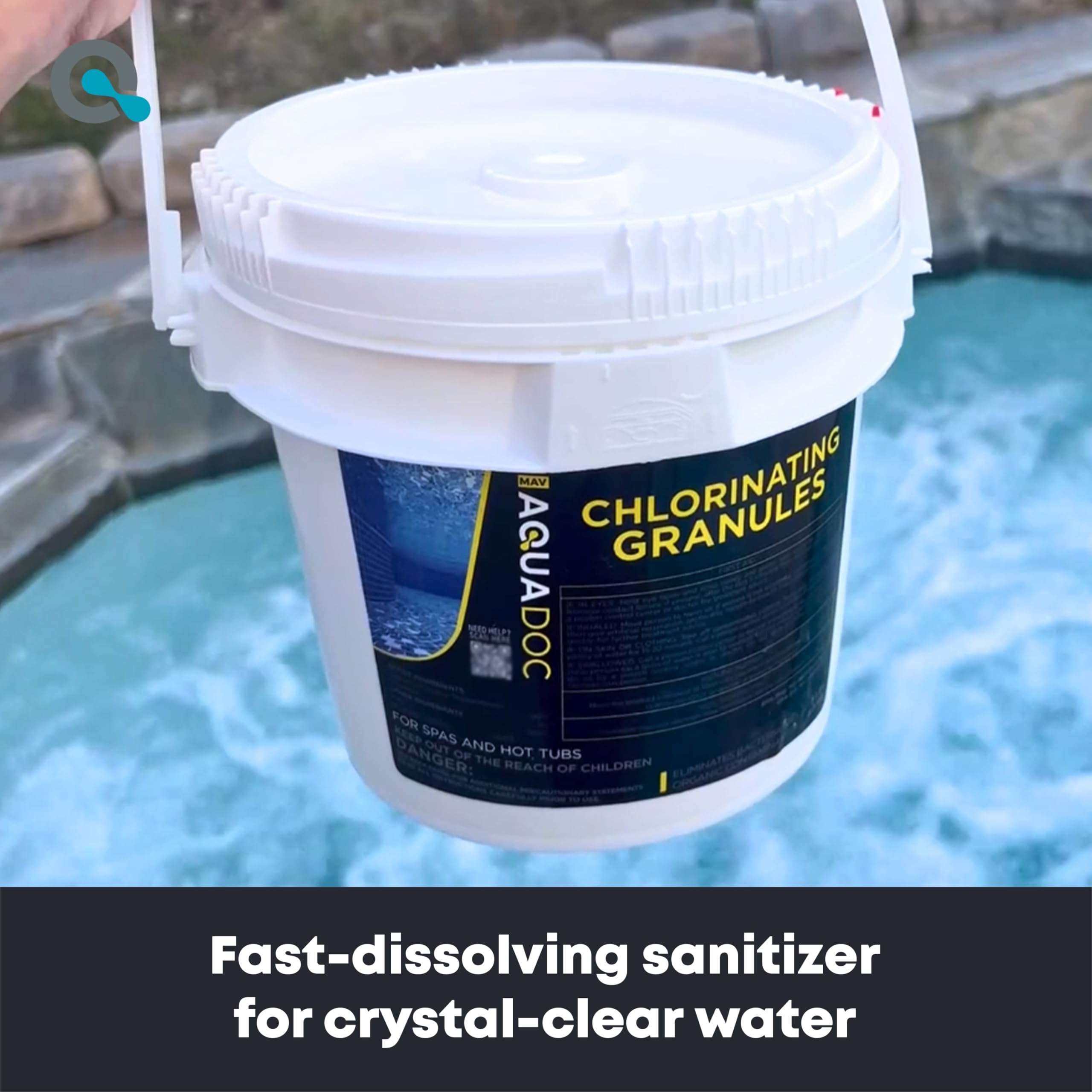 Amazon.com : Spa Chlorine for Hot Tub Sanitizer 5lb - Quick